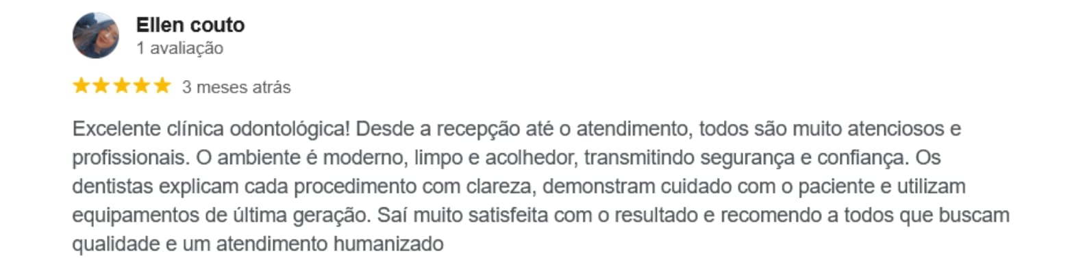 Avaliação de paciente 3